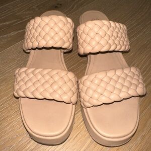 Seychelles Braided Cream Sandals